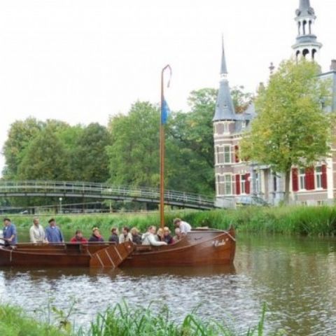 Boot fahren auf der Berkel